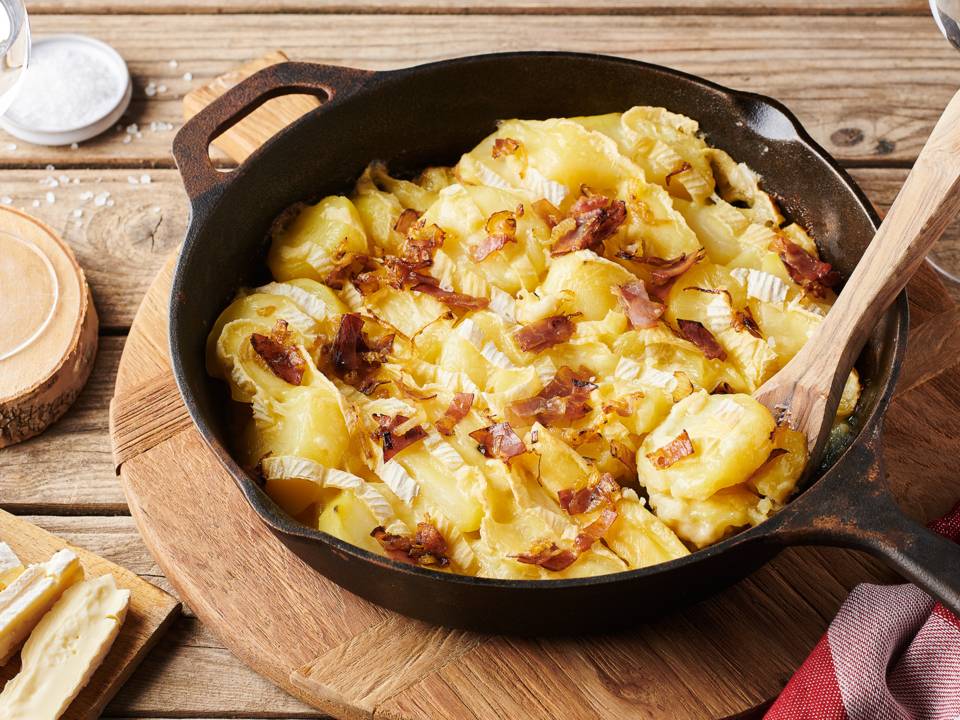 Recette de tartiflette à la poêle rapide