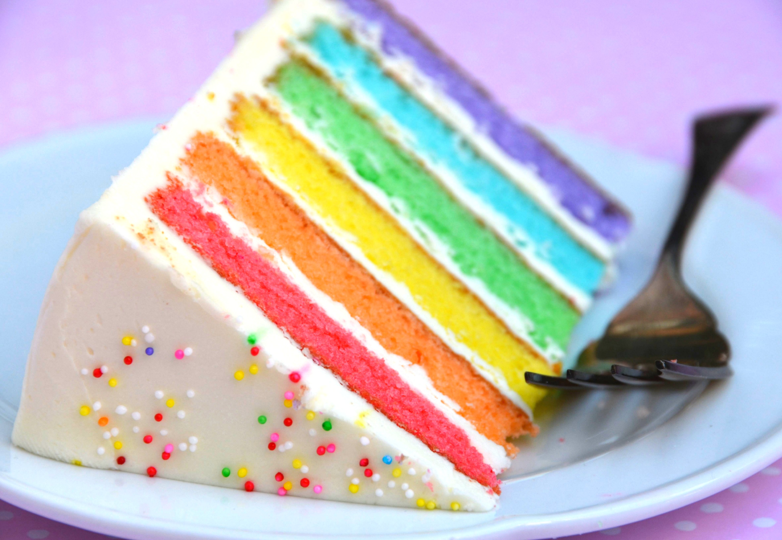 Recette de gâteau arc-en-ciel Rainbow Cake maison facile