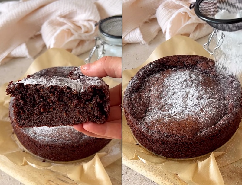 La recette de gâteau moelleux chocolat courgette sans beurre peu calorique