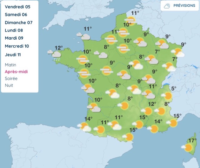Météo : ce que réserve vraiment la semaine prochaine entre pluie au nord et douceur au sud