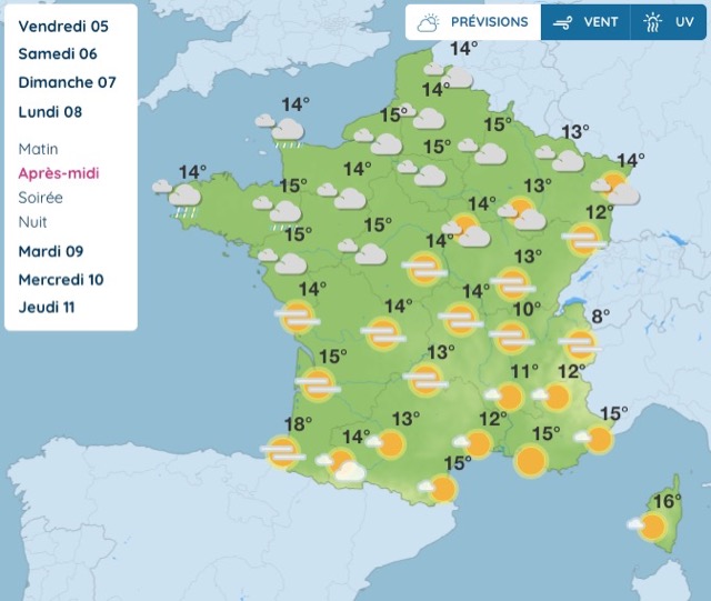 Météo : ce que réserve vraiment la semaine prochaine entre pluie au nord et douceur au sud