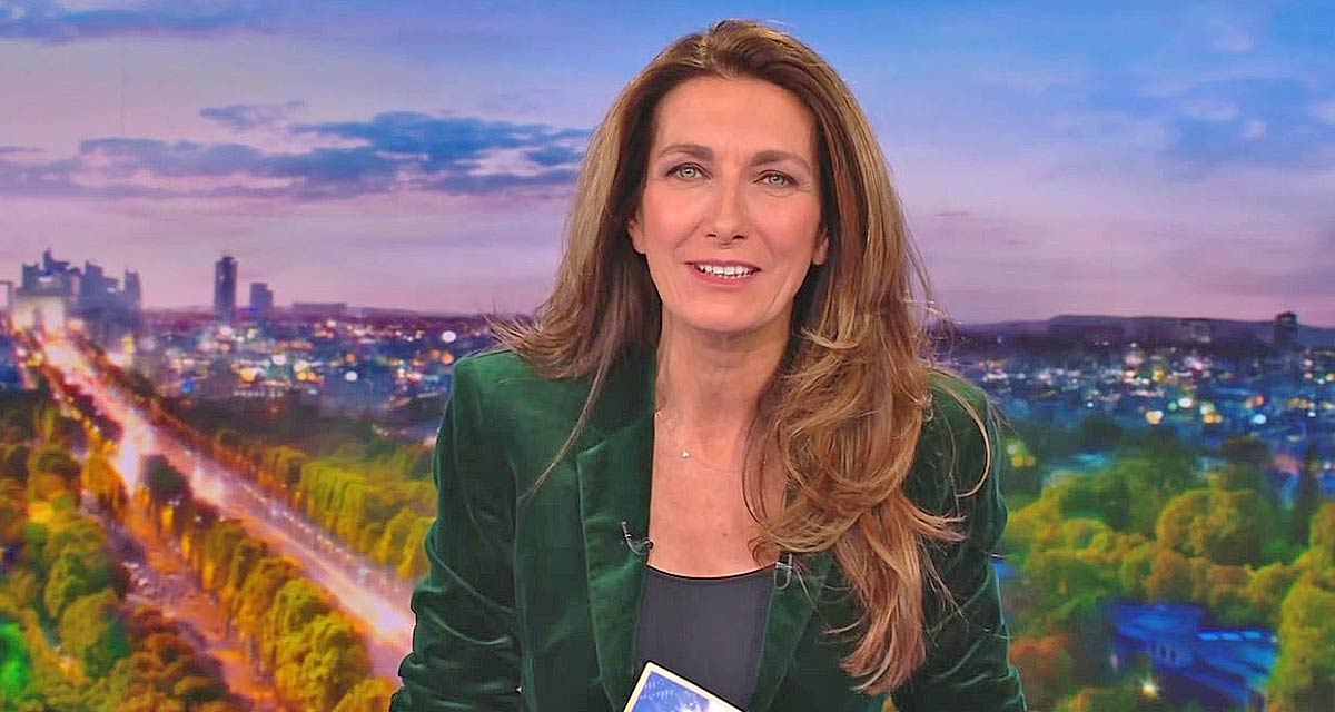 &Agrave; la toute derni&egrave;re seconde du JT, Anne-Claire Coudray a fait passer un message que beaucoup n&rsquo;oublieront pas