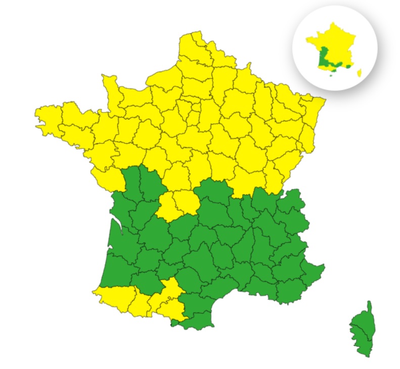 Neige-verglas : une vigilance jaune étendue à 57 départements ce dimanche 4 janvier