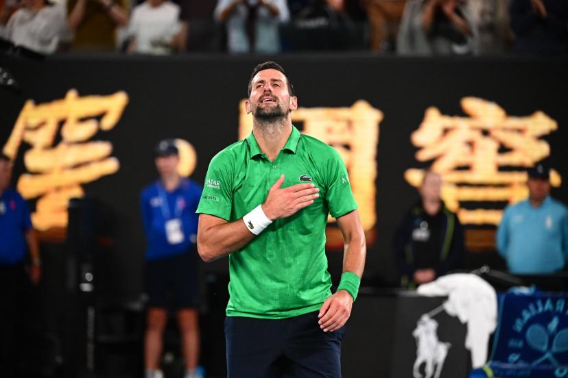 Open d&rsquo;australie&nbsp;: l&rsquo;exploit monumental de Djokovic face &agrave; Sinner qui signe l&rsquo;un des plus grands exploits de sa carri&egrave;re