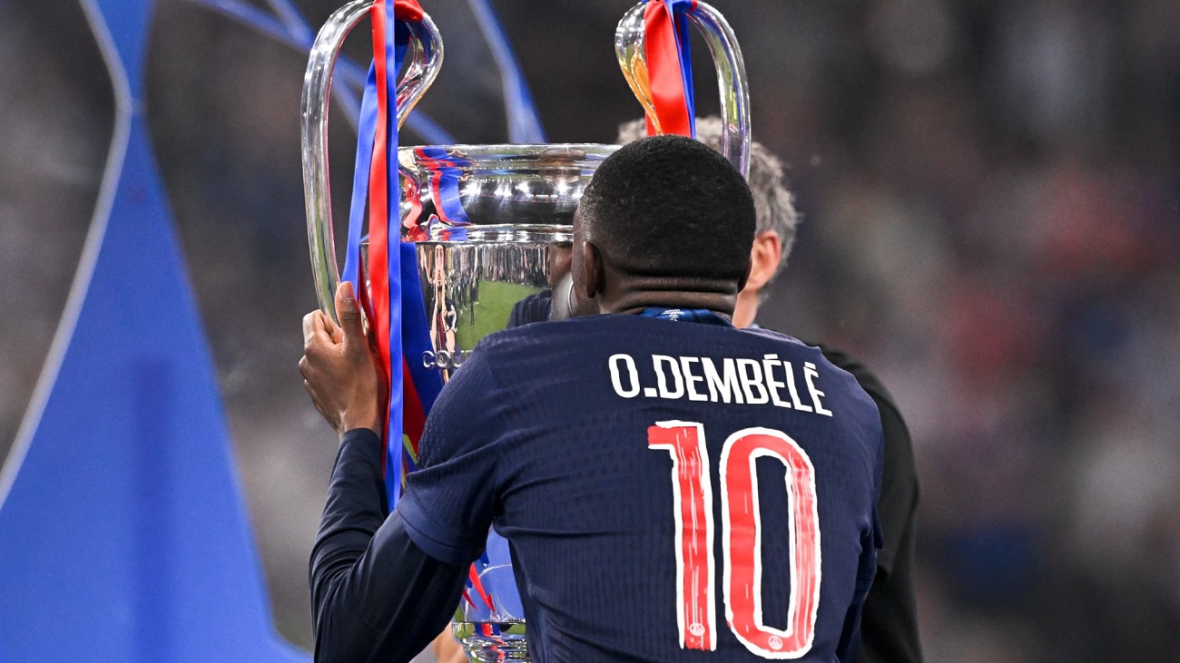 Ligue des champions : la fille de Dembélé fait le show après la victoire du PSG