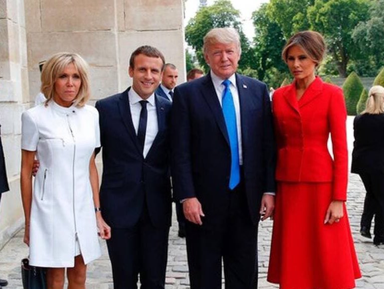 Gifle ambigue entre Brigitte et Emmanuel Macron : Trump donne son avis