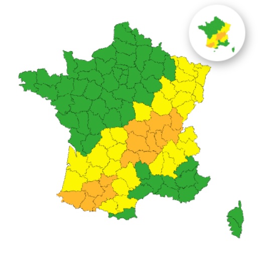 Météo du 3 juin : 14 départements en alerte orange pour orages violents