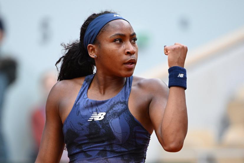 Coco Gauff bat un record et fait une demande au public français