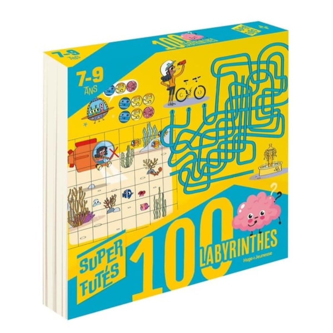 Super Futés : 100 labyrinthes pour les 7-9 ans