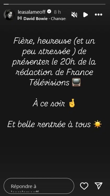 Léa Salamé au JT de France 2 : un premier soir marqué par une exigence surprenante sur le plateau