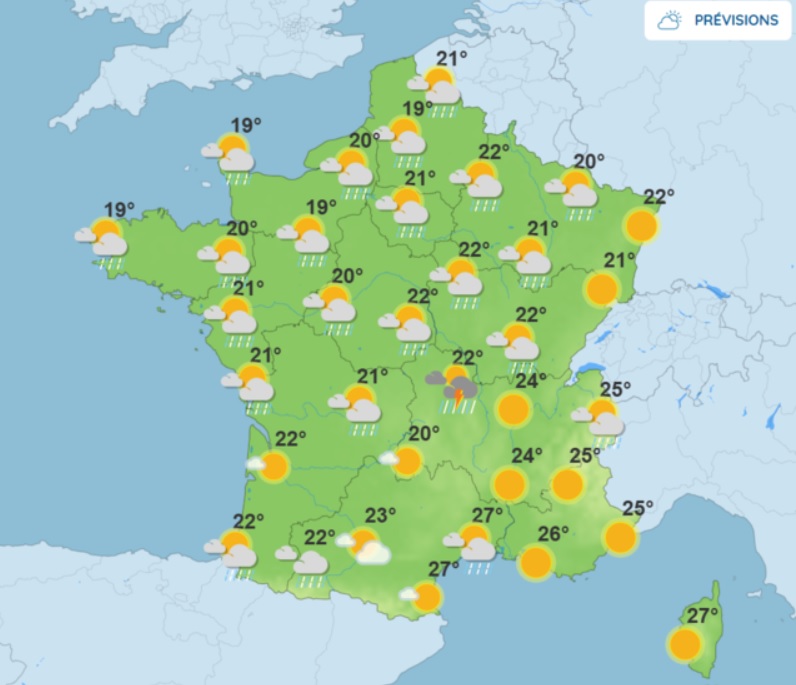 Prévisions météo : quel temps fera t-il jeudi 4 septembre ?