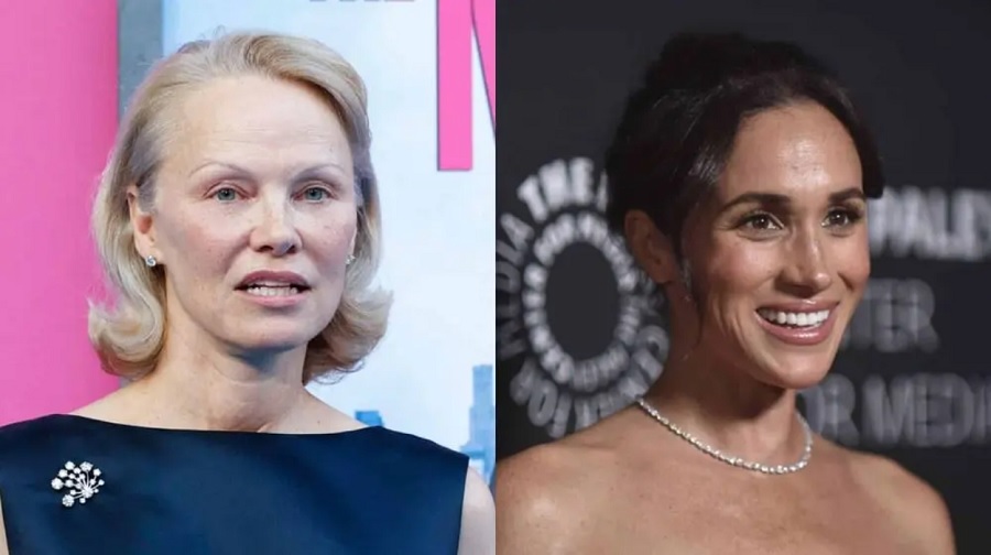 Pamela Anderson tacle subtilement Meghan Markle, accusée d’avoir copié son émission culinaire