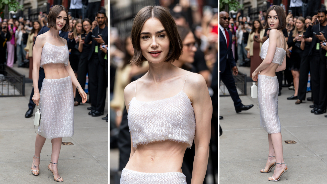 Donnez-lui un sandwich, Elle est trop maigre : Lily Collins critiquée sur son physique après le défilé Calvin Klein
