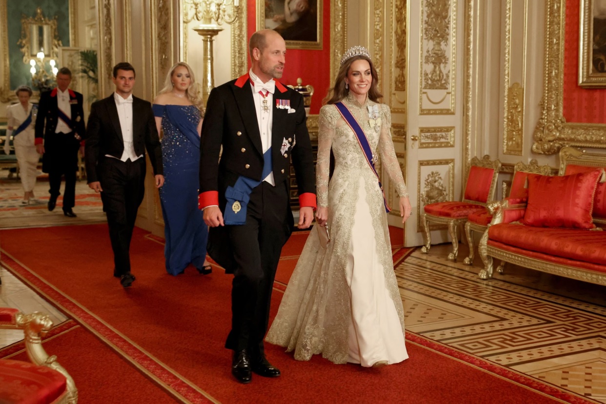 Prince William : cette remarque inattendue faite à Kate Middleton lors de l’accueil des Trump à Windsor