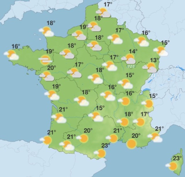 Météo de la semaine du 22 au 28 septembre : après la chaleur, place à un temps automnal vendredi 26 septembre
