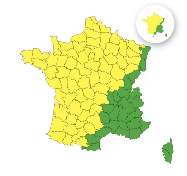 Orages : 69 départements placés en vigilance jaune ce samedi 20 septembre 2025