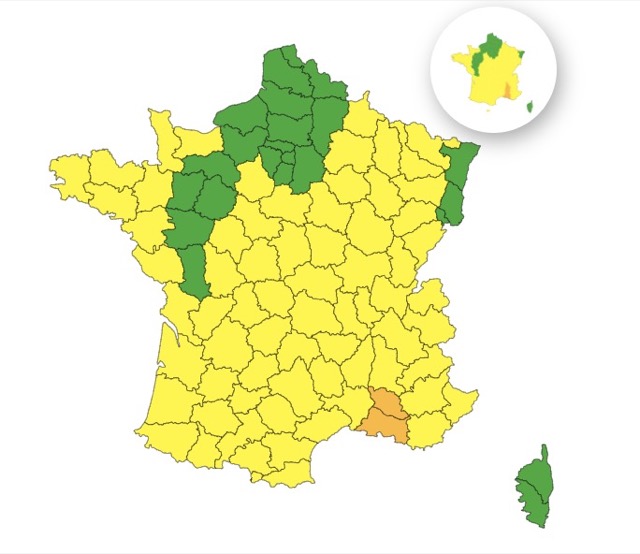 Orages : 69 départements placés en vigilance jaune ce dimanche 21 septembre 2025