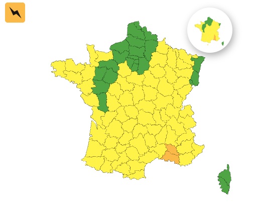 Orages : voici les 2 départements placés en vigilance orange ce dimanche 21 septembre