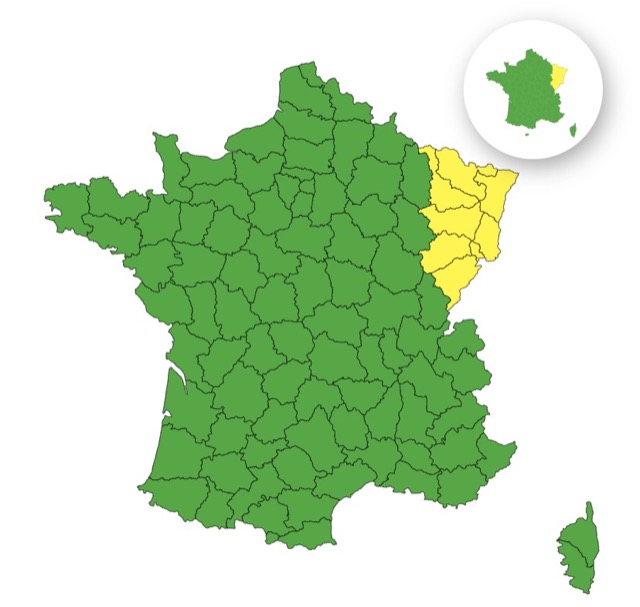 Orages : voici les 8 départements placés en vigilance jaune ce mardi 23 septembre 2025