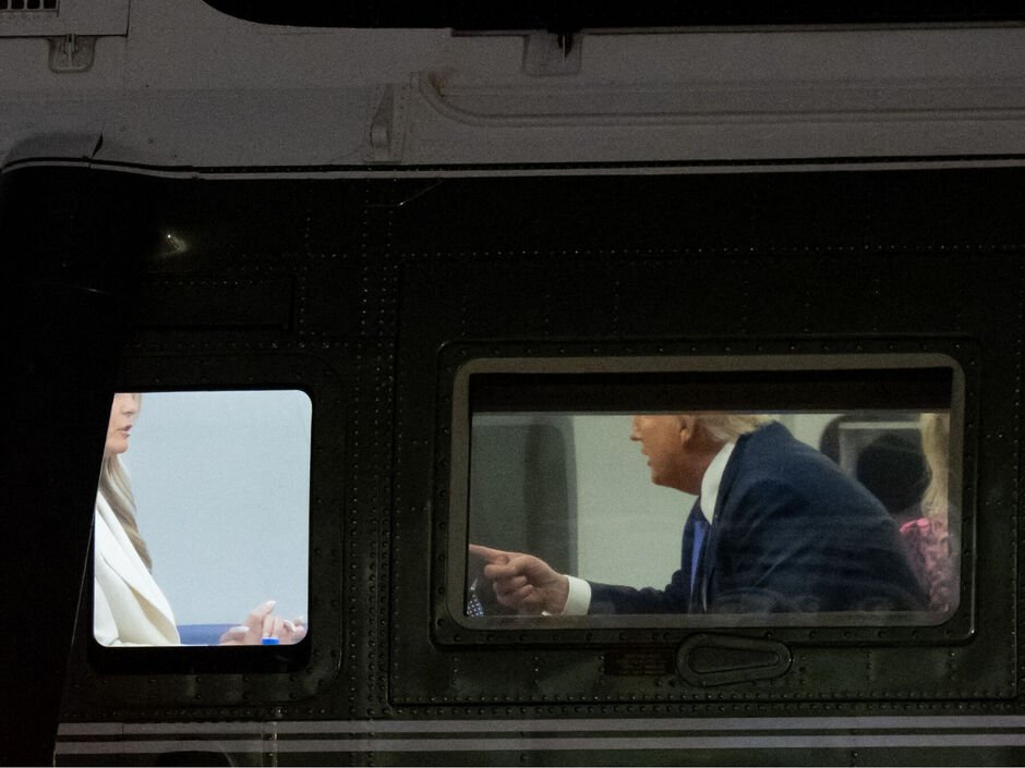 Donald et Melania Trump : cette dispute filmée à bord de l’hélicoptère présidentiel