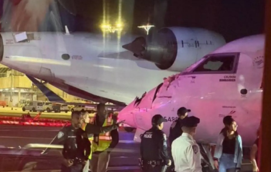 Collision à New York : deux avions se percutent sur le tarmac de LaGuardia, l'incident fait deux blessés