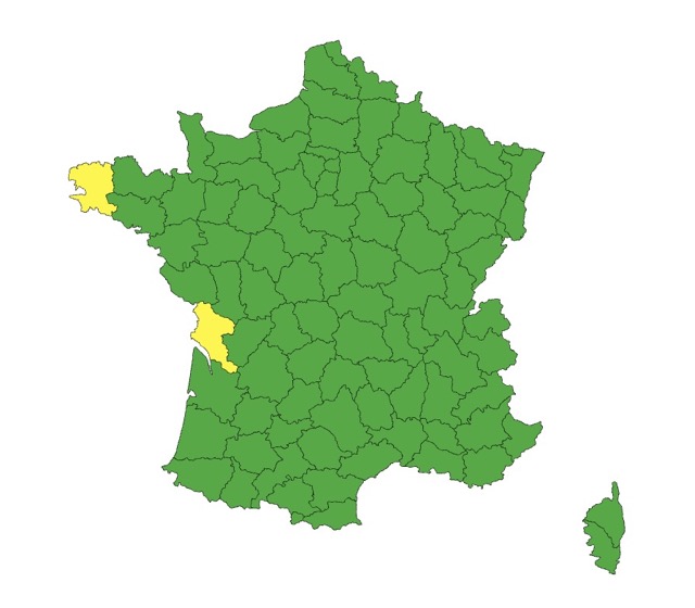 Crues : voici les 2 départements placés en vigilance jaune ce mercredi 8 octobre 2025