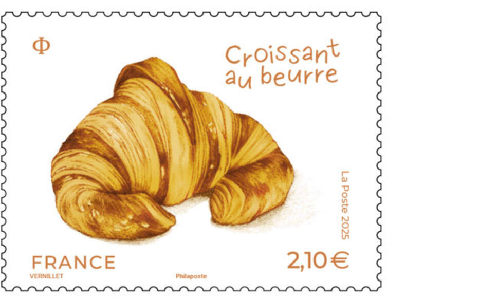 La Poste dévoile un timbre inédit qui sent bon le… croissant au beurre !