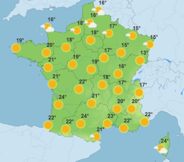 Météo : soleil, douceur et chaleur dans le Sud, voici le temps qu'il fera ce week-end