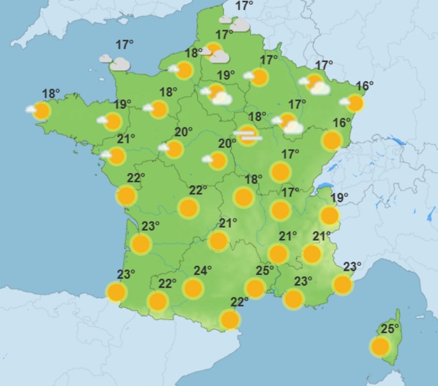 Météo : soleil, douceur et chaleur dans le Sud, voici le temps qu'il fera ce week-end