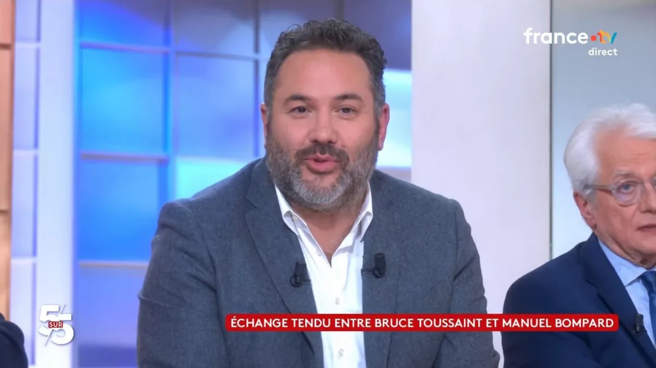 Vous n'allez pas me faire un doigt d'honneur ? : Bruce Toussaint outré par le doigt d’honneur de Jean-Luc Mélenchon à Benjamin Duhamel