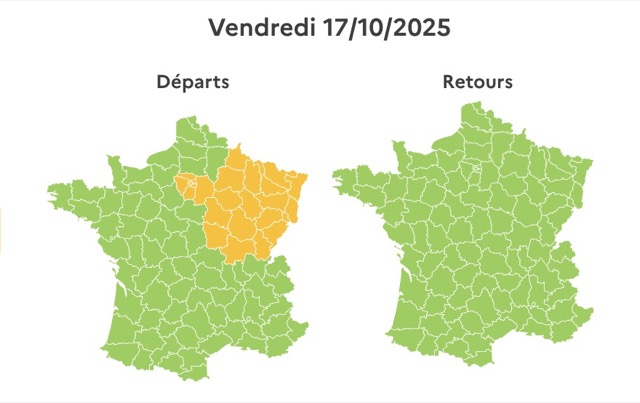 Bison Futé alerte : gros bouchons attendus dès vendredi pour le week-end de la Toussaint
