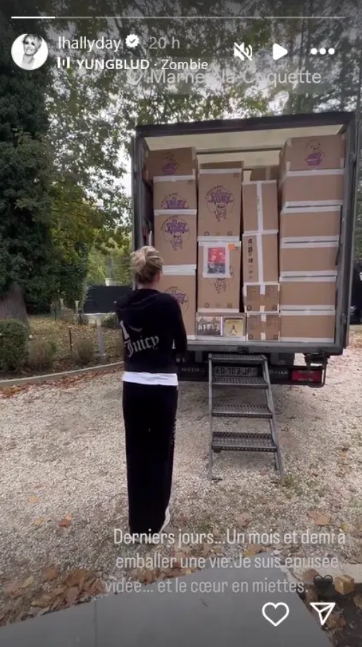Laeticia Hallyday fait ses adieux déchirants à la maison de Johnny