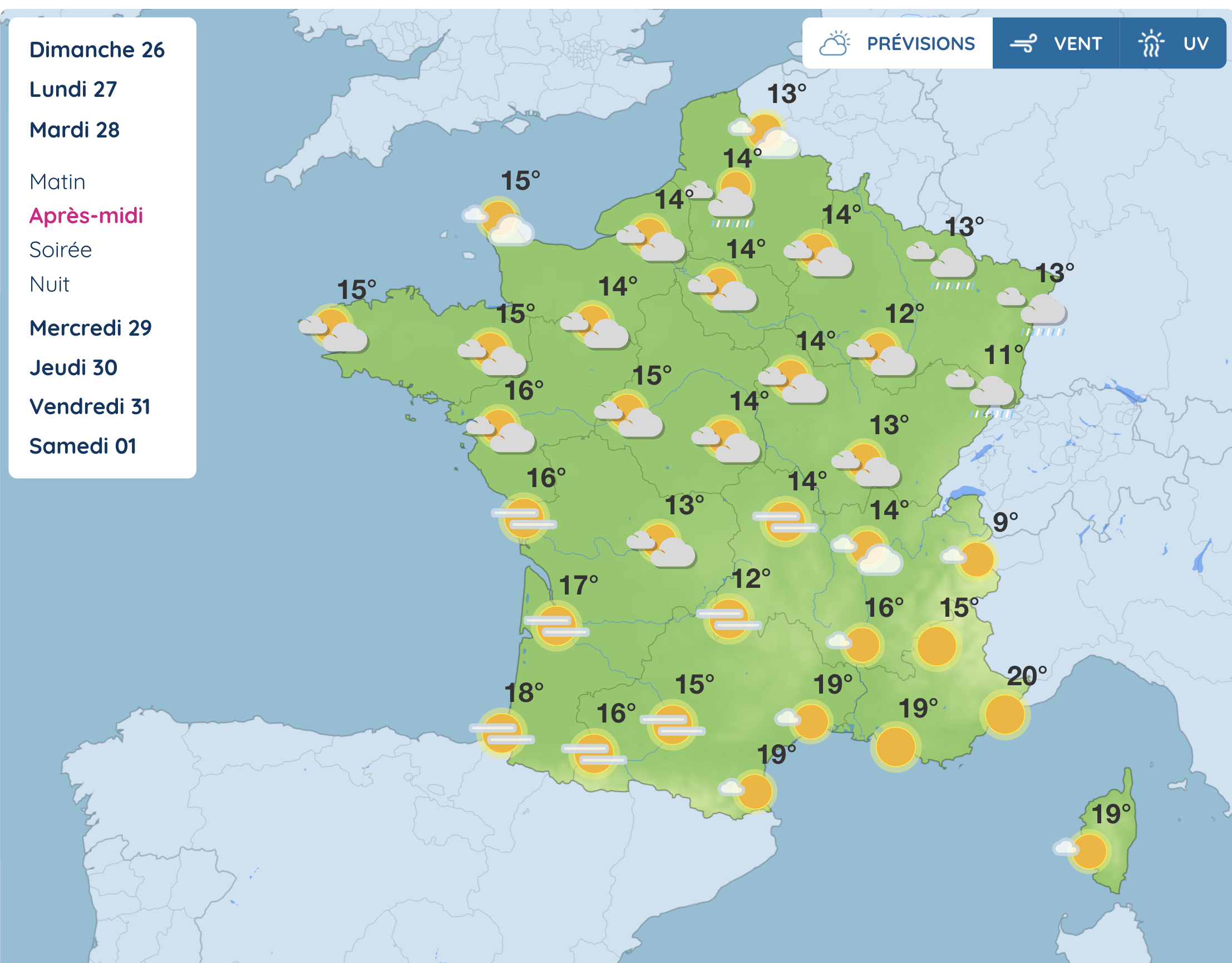 Météo : le soleil revient et les températures s’envolent cette semaine
