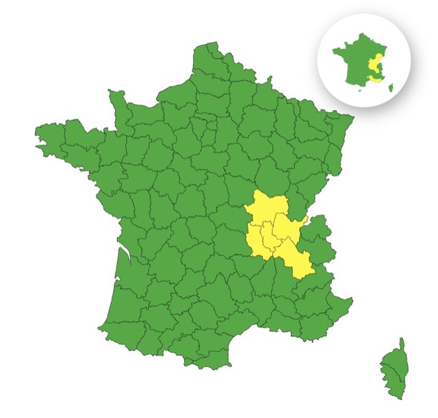 Pluie-inondation : cinq départements placés en vigilance jaune ce mercredi 29 octobre