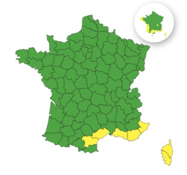 Orages : voici les 7 départements placés en vigilance jaune ce vendredi 7 novembre 2025