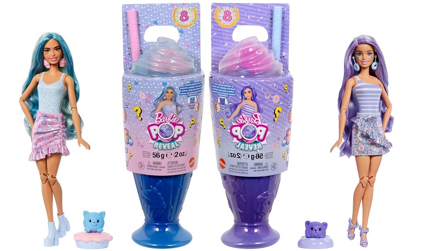 Barbie Pop Reveal : 8 surprises et un look magique qui change selon la température