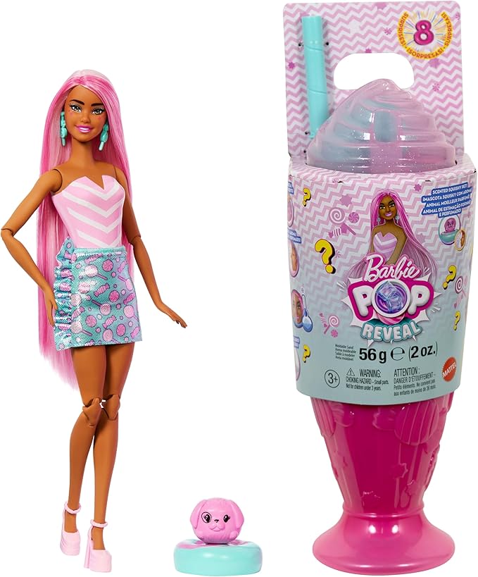 Barbie Pop Reveal : 8 surprises et un look magique qui change selon la température