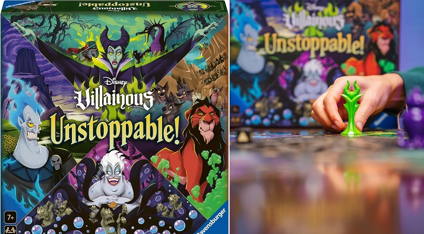 Disney Villainous Unstoppable : le jeu machiavélique et familial qui va animer vos moments en famille à Noël