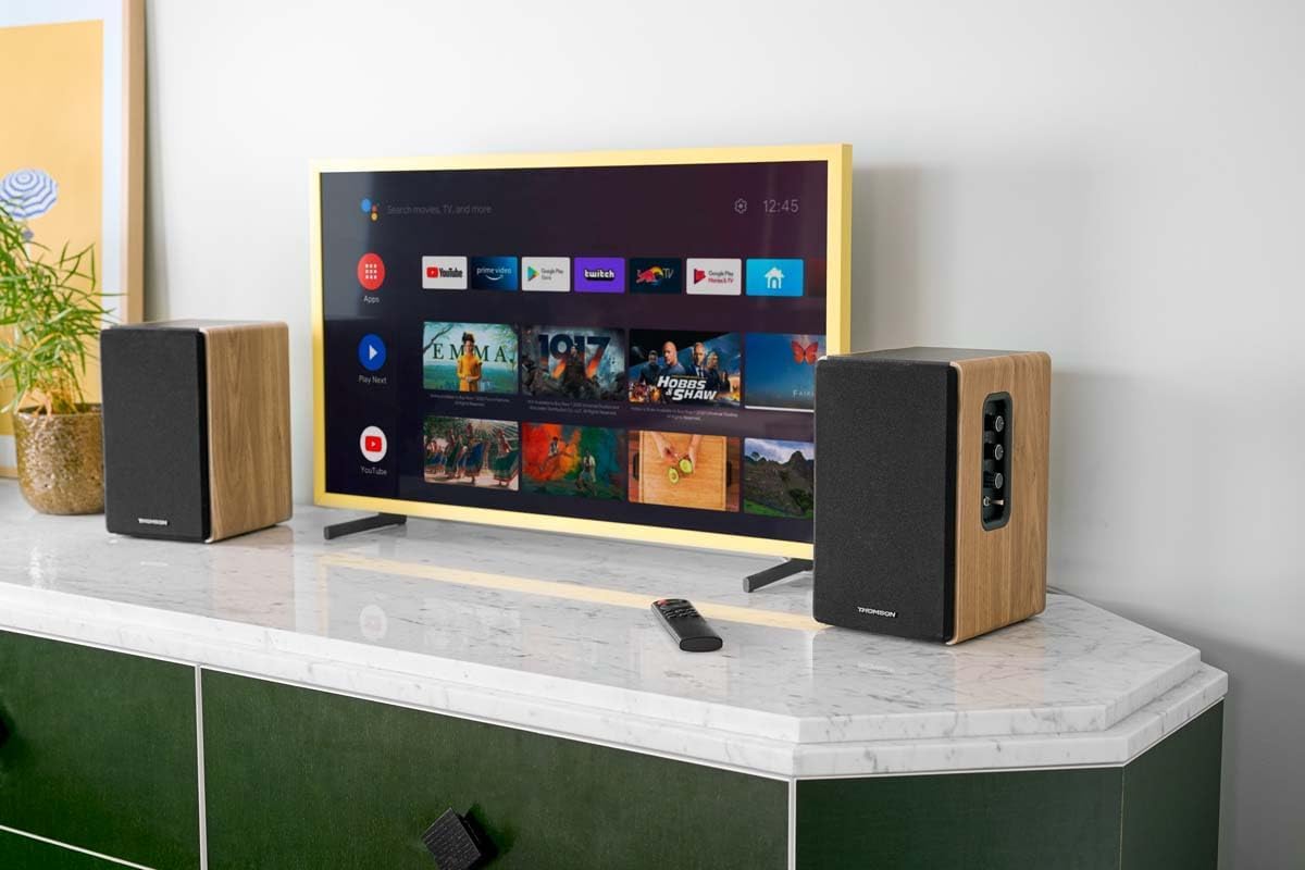 Thomson WS902DUO : les enceintes puissantes au design chaleureux qui feront sensation sous le sapin