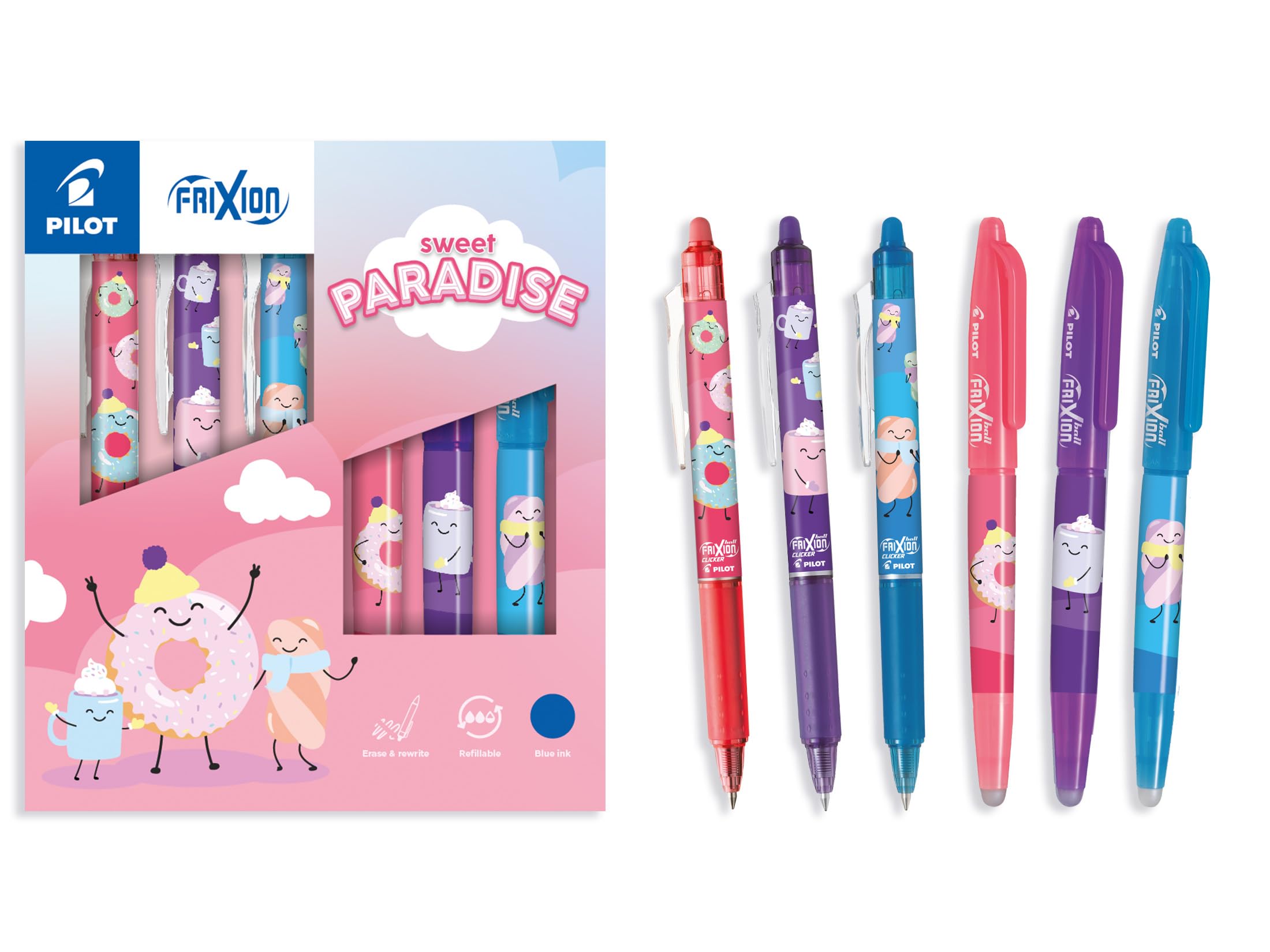FriXion Sweet Paradise : la nouvelle édition limitée de stylos effaçables qui va enchanter votre trousse cet hiver