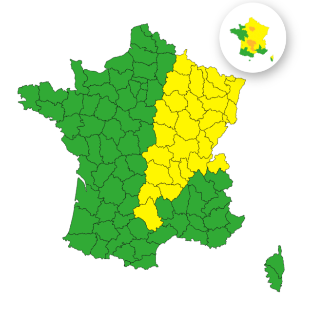 Grand froid : voici les 27 départements en vigilance jaune ce dimanche 23 novembre