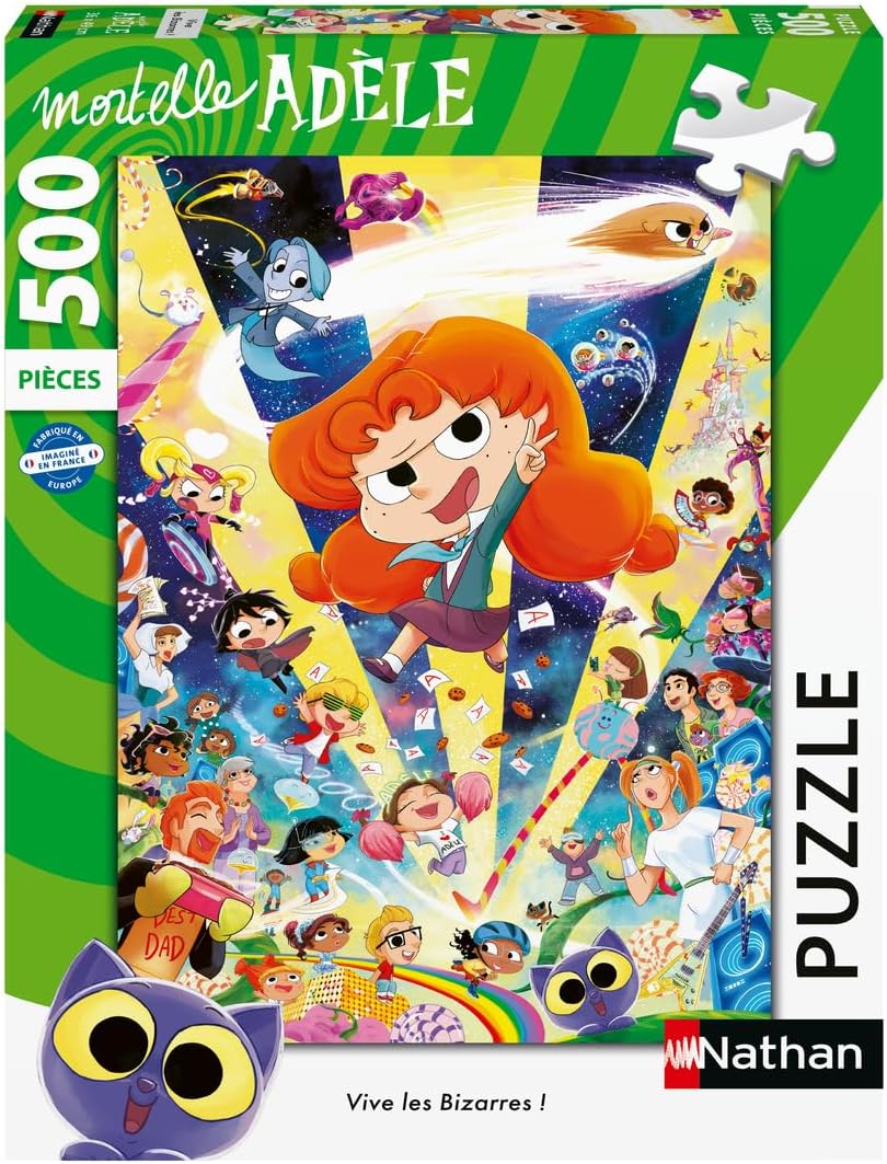Le puzzle 500 pièces Mortelle Adèle : le cadeau parfait pour les fans de l’héroïne la plus impertinente