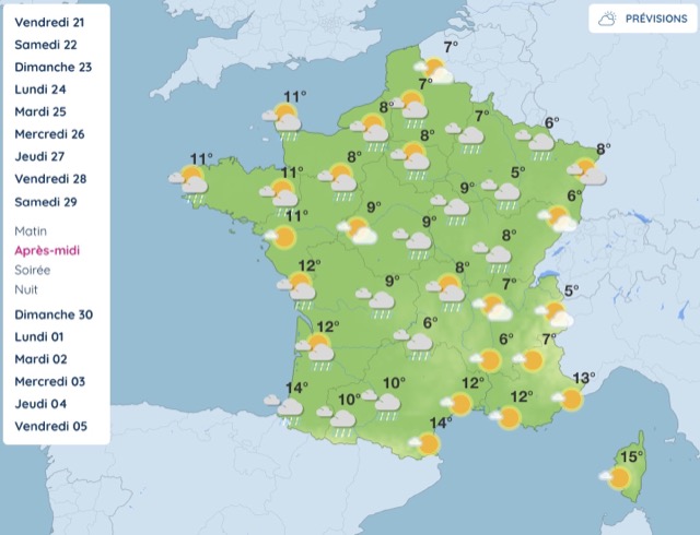 Ce que réserve vraiment la météo ce samedi 29 novembre : du froid, de la pluie et de belles éclaircies