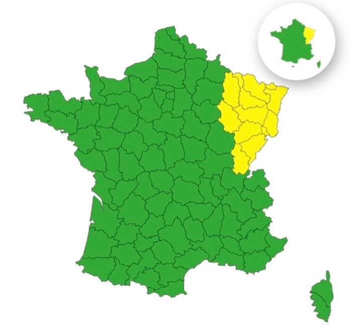 Orages : 11 départements placés en vigilance jaune ce vendredi 5 septembre 2025