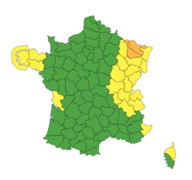 Pluie-inondation : voici les 2 départements placés en vigilance orange ce mardi 9 septembre 2025