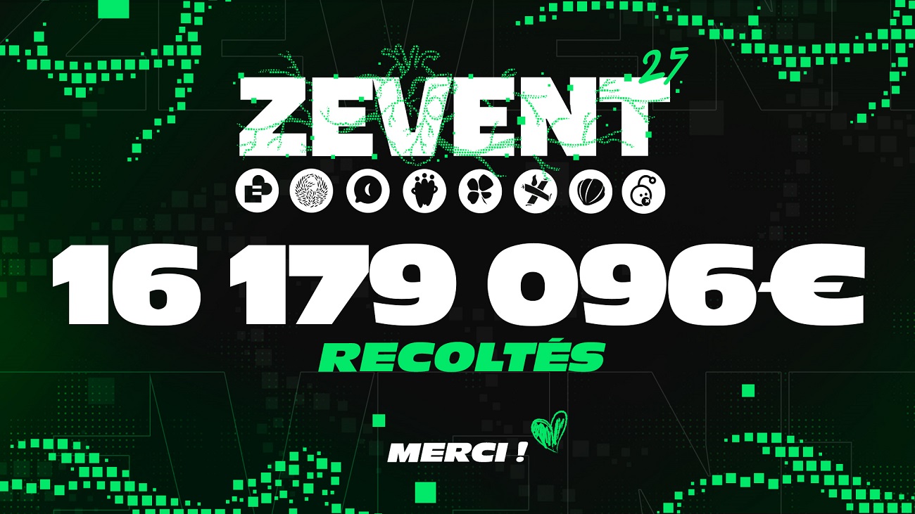 ZEvent 2025 : un record historique avec plus de 16 millions d’euros récoltés
