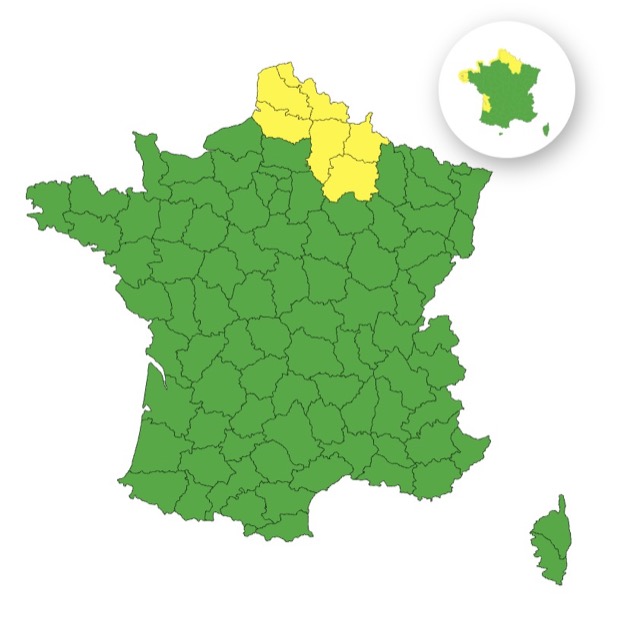Orages : six départements placés en vigilance jaune ce jeudi 11 septembre 2025