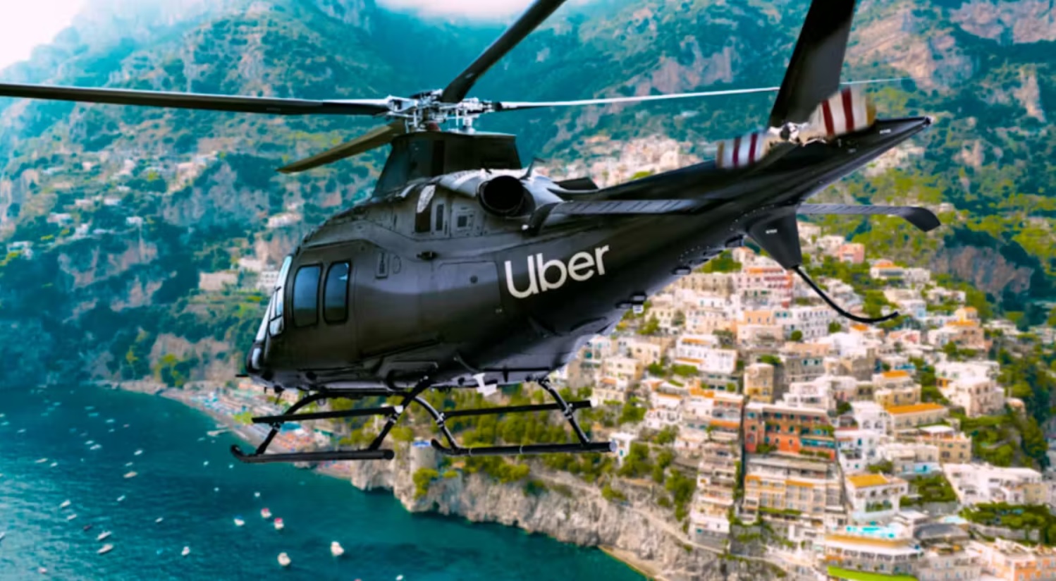 Réserver un hélicoptère sur Uber : ce sera possible en 2026