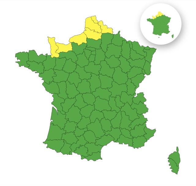 Orages en France : 6 départements placés en vigilance jaune ce vendredi 12 septembre 2025