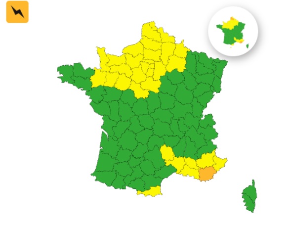 Orages : voici le département placé en vigilance orange ce samedi 13 septembre 2025